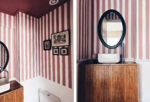 Parede com personalidade! Veja como usar a pintura geométrica em casa.